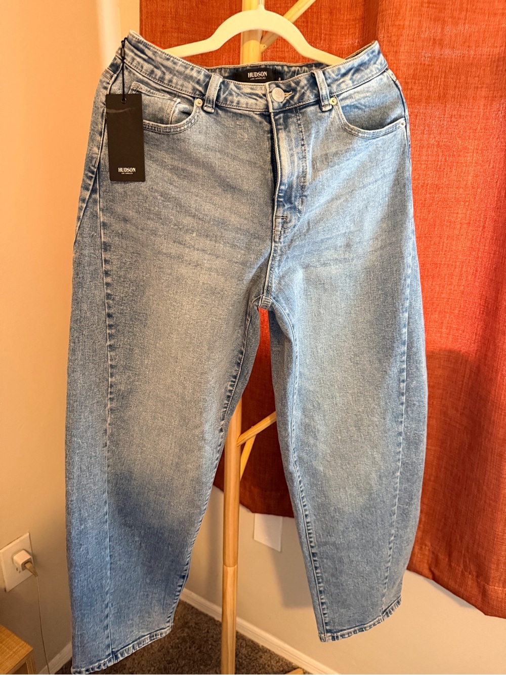 NWT Hudson Jeans Women’s Light Blue Boyfriend Denim